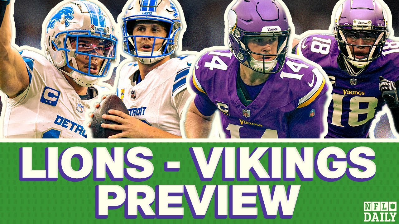 Vikings-Lions Preview | NFL Daily